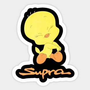 supra yellow bird Sticker